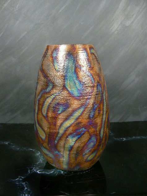 Raku-Vase-morphingmolecules-475x633 Copper Raku Vase by morphingmolecules-etsy