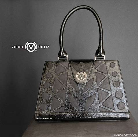 black leather crowbag-virgil-ortiz