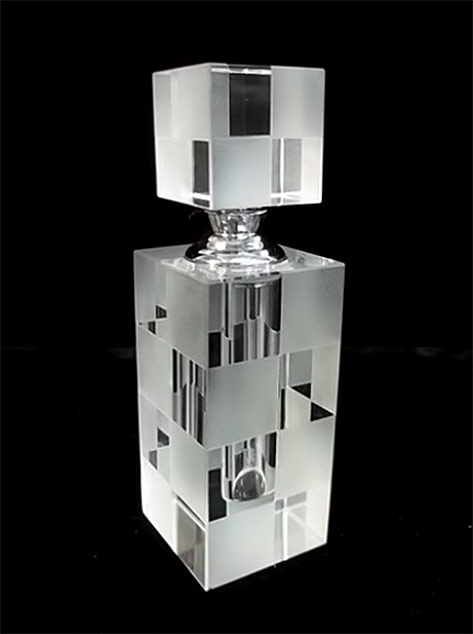 Crystal-Art-Deco-Perfume-Bottle-Live-auctioneers Crystal-Art-Deco-Cubist Perfume-Bottle-Live auctioneers