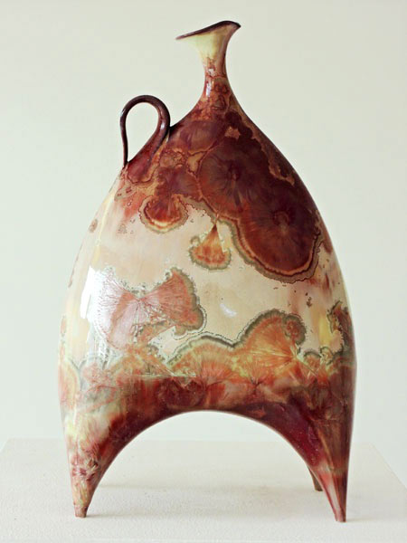 Crystalline-Ceramics---Alain-Fichot---Red-Gazelle Crystalline Ceramics---Alain Fichot---Red Gazelle