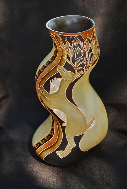 susan-folwell-pottery-sculpture-432x644 Santa Clara potter - Cycle of Life - Sue Folwell