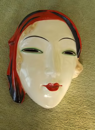Czech-Wall-Mask Art Deco Czech Wall Mask