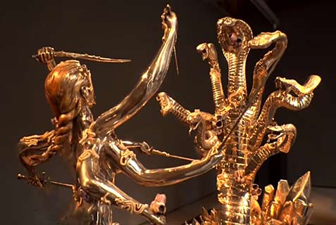 Damien-Hirst---Battle-with-Hydra-sculpture Damien-Hirst---Battle-with-Hydra-sculpture