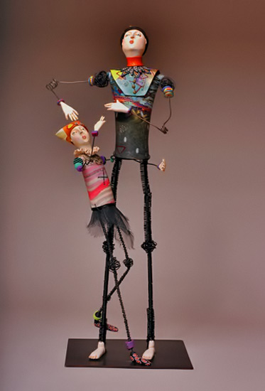 laura-balombini-ceramic-and-wire-sculpture-373x550 Dancer-in-the-DarkLaura-Balombini