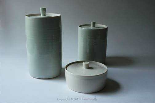 Daniel-Smith-green-canisters Daniel-Smith-green-ceramic canisters