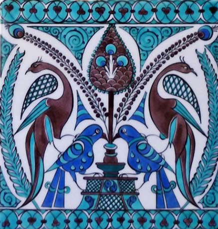 danielle-adjoubel-iznik-ceramic-tile danielle-adjoubel-twin peacock tile