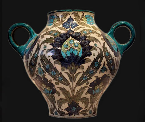 De-Morgan_Sublime_symmetry De-Morgan twin handled ceramic vessel