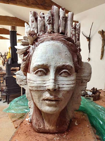 debra-fritts-ceramic-head debra-fritts ceramic surreal bust