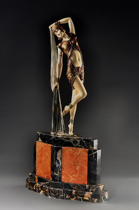 DEMETER-CHIPARUS-Yambo-1925 Demeter-Chiparus art deco sculpture