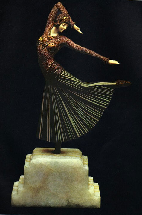 Demetre-Chiparus-art-deco-dancer Demetre Chiparus-Art Deco dancer