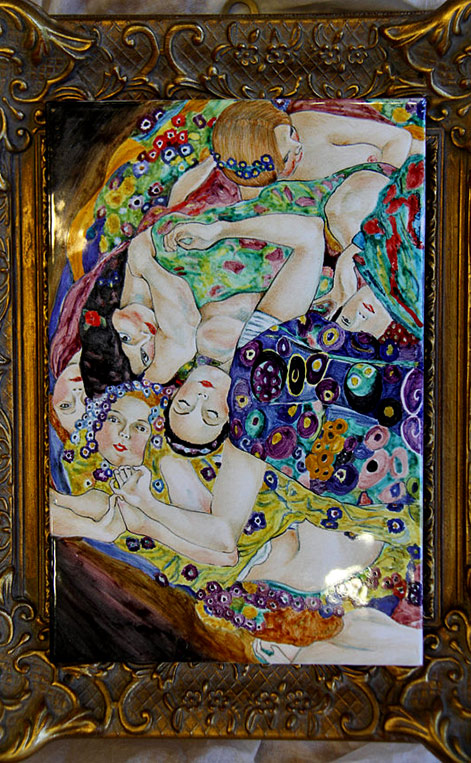 Derutamajolica-etsy---virgins-klimt-ceramic-tile Derutamajolica-etsy---virgins-klim ceramic tile
