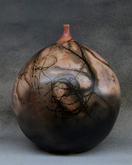 Donve-Branch-horsehair-globular-pot Donve-Branch-horsehair-globular-pot