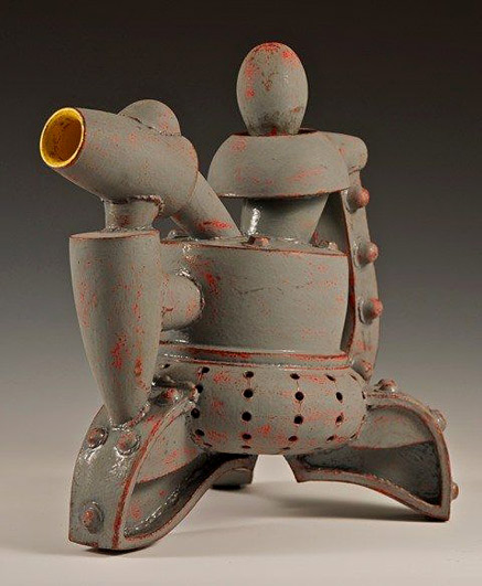 Doug-Herren-ceramic Doug-Herren sculptural teapot