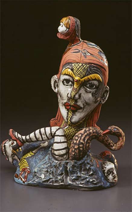 Laura Jean McLaughlin-ceramic-bust down-to-the-river--Laura Jean McLaughlin