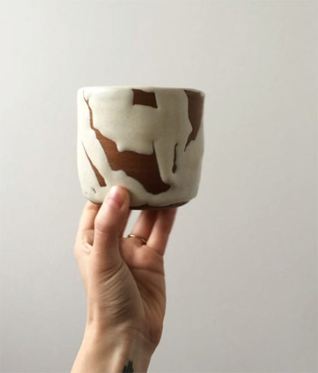 White-slip-ceramic-cup-Nicolette Johnson White-slip-ceramic-cup-Nicolette Johnson