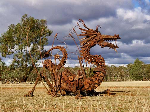 the-rain-dragon-by-andrew-whitehead scrapartoz-the-rain-dragon-by-andrew-whitehead the-rain-dragon-now-lives-in-a-park-in-the-town-of-lockhart-nsw