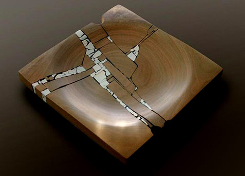 Sergey Karlov-stone-art-kintsugi Sergey Karlov carved stone