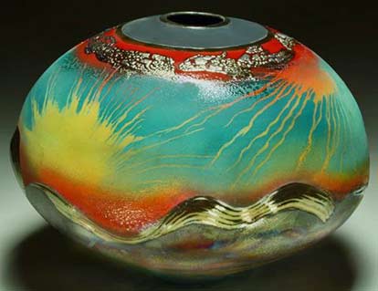 earth-and-skyraku-ceramicssteven-forbes-desoule earth-and-skyraku-ceramics-by-steven-forbes-desoule-12inches-h-15inches-wide