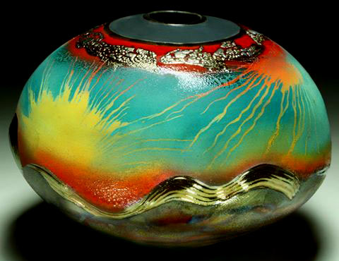 Earth-and-SkyRaku-Ceramics-by-Steven-Forbes-Desoule---12inches-H-15inches-wide Steven Forbes De soule-ceramic art