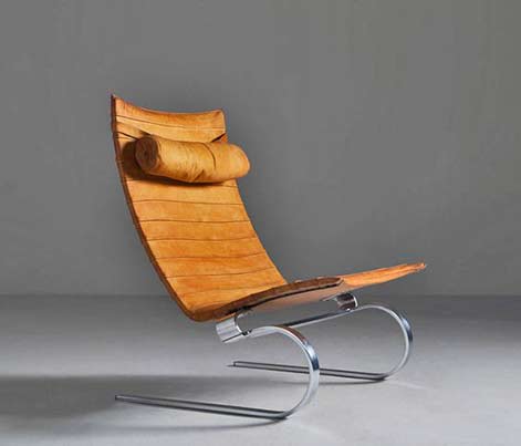 Easy-chair-PK-20-designed-by-Poul-Kjaerholm-for-E Easy chair PK-20 designed by Poul Kjaerholm