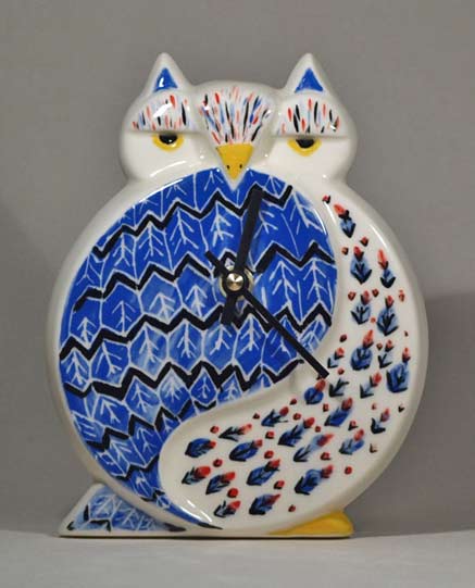 Owl-Wall-Clock-Echo-of-Deco Echo-of-Deco-Art-Deco-Inspired-Owl-Wall-Clock