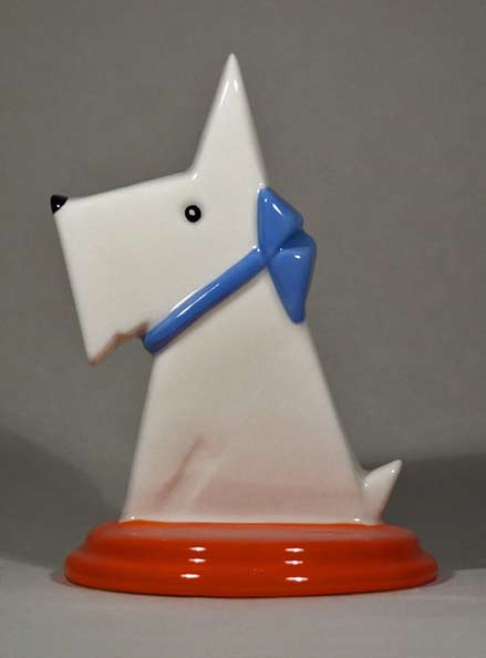 Scottie-Dog-Ornament-Echo-of-Deco Echo-of-Deco-Art-Deco-Inspired-Scottie-Dog-Ornament-----in white, red and blue