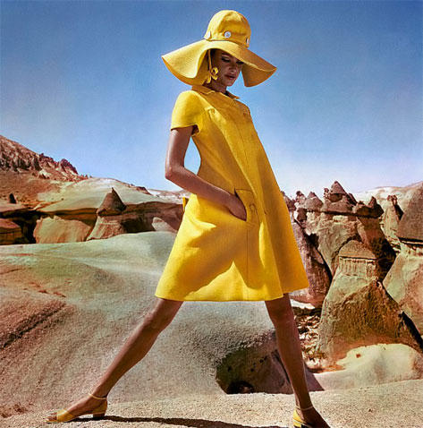 Editha-Dussler-photo-henry-clarke Editha-Dussler-in-bright-yellow-fly-front-linen-smock-by-Hannah-Troy--photo-by-Henry-Clarke--Goreme--Turkey--Vogue-1966---Flickr---Photo-Sharing-