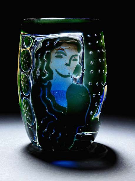Edvin-Öhrström-(1906-1994),-Orrefors,-'Ariel'-Glass-Vase- Edvin-Öhrström-(1906-1994),-Orrefors,-'Ariel'-Glass-Vase-