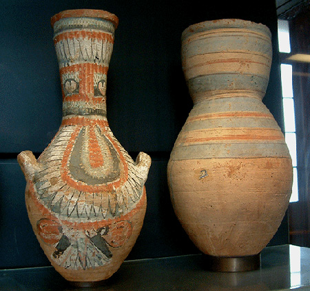 egyptian-pots-louvre-450x422 Egyptian Pottery , Louvre, Paris