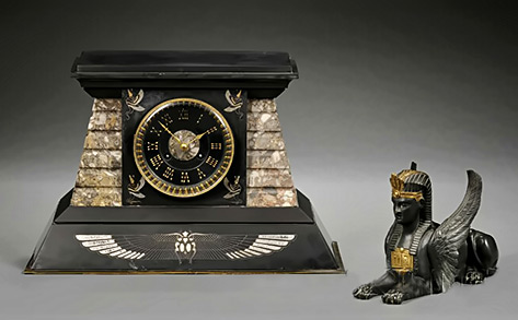 Egyptian-Revival-Marble,clock-473x293 Egyptian Revival Marble,clock