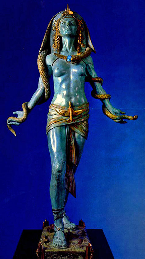 egyptian-goddess-Audrey-Flack Egyptian rocket goddess Audrey Flack