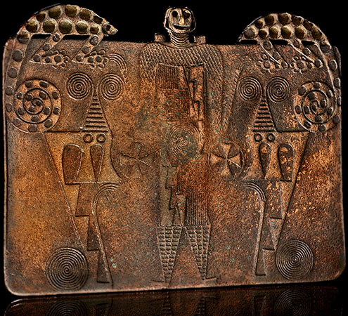 atamcas-desert-artifact El-Gran-Sacrificiador abstract pattern panel - from-Argentina-atamcas-desert