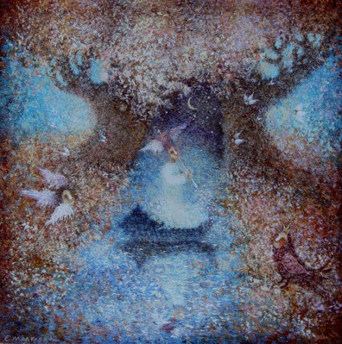 Elena-Markova-boat-flautist Elena-Markova-boat-flautist paainting