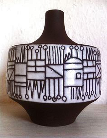 elly-and-wilhelm-vase-417x535 Elly-and-Wilhelm-Kuch-Glazed-Ceramic-Vase,-1960s
