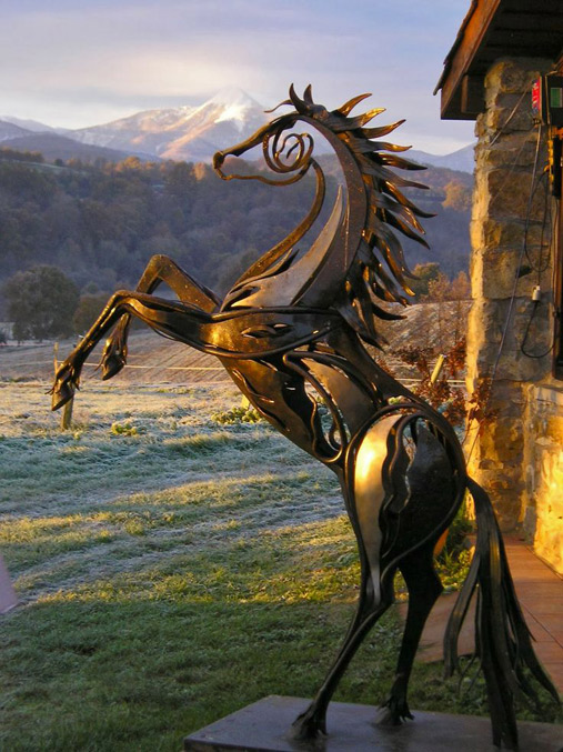 emmanuel-kieffer-horse-art Emmanuel Kieffer large size horse sculpture