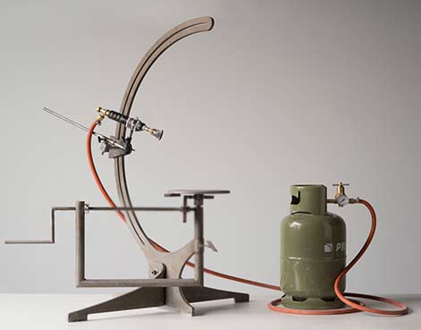 Flame-apparatus-Studio-Floris-Wubben erosion-set-studio-floris-wubben-cor-unum-ceramics-homeware_dezeen_machine