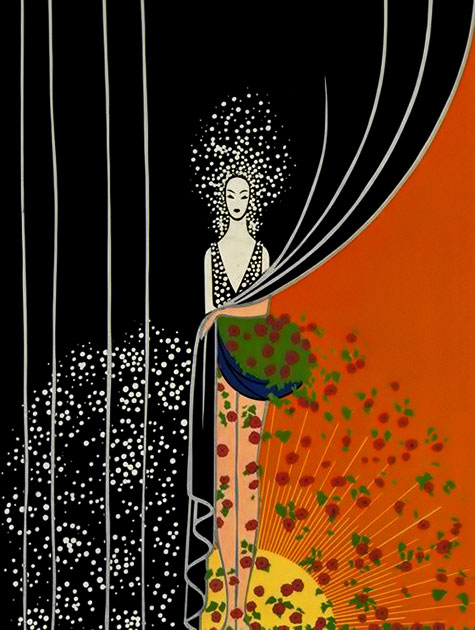 Erte-deco-poster Printemps Dept. Store poster - Erte