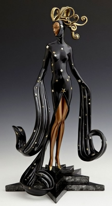Erte-sculpture-Bal-Tabarin-Art-Deco Erte sculpture Bal Tabarin-Art-Deco figurine