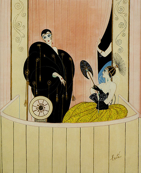 Erte-art-deco-poster Thirties poster by Erte