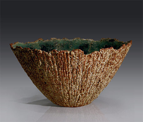 esculturaceramica---Galería Pascale Lehmann conical shaped bowl
