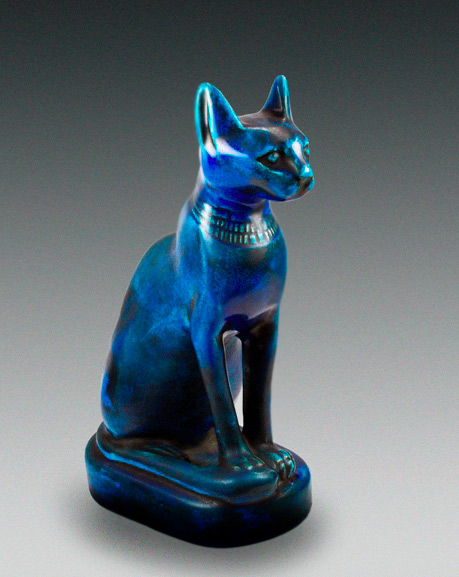faience--cat--sadigh-gallery--459x577 Egyptian Faience Cat- Sadigh Gallery