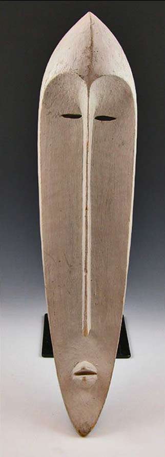 Fang-Mask,-Gabon Fang-Mask,-Gabon Africa - tall elegant mask