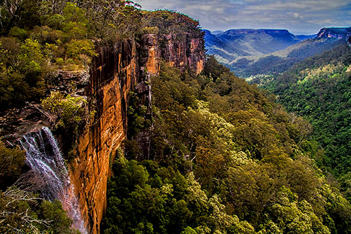 fitzroy-falls-in-kangaroo-valley-australia-david-smith Fitzroy Falls at Kangaroo Valley Australia-david-smith