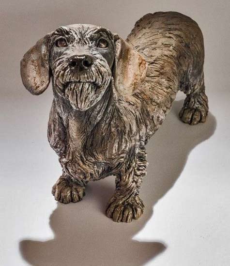 Nick-Mackman-dog-sculpture Flash-is-Home!---Nick-Mackman-Animal-Sculpture