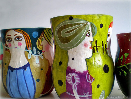 juliana-bollini-vases-433x326 Flickriver--juliana-bollini handpainted vases