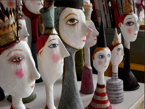 juliana-bollini-sculpture-busts-504x381 Flickriver--juliana-bollini-bust figures