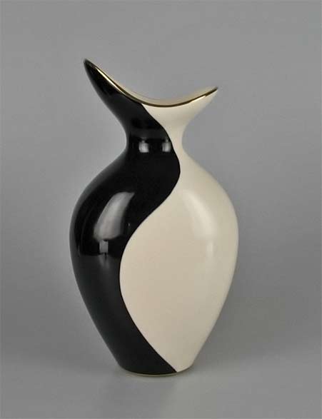 Flora-Gouda-Elite-A-Yin-And-Yang-Patternca-1955 Flora Gouda Elite vaseYin And Yang-Patternca-1955