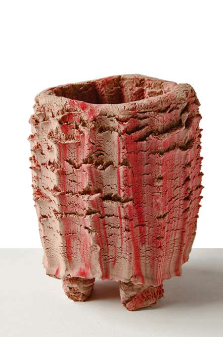 epoxy-clay-pressed-vessel floris-wubben-pressed-vase-dual-color-600x905