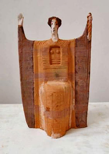 theodoros-papagiannis-greek-sculptor Found-on-theodoros-papagiannis - large ceramic sculpture figure