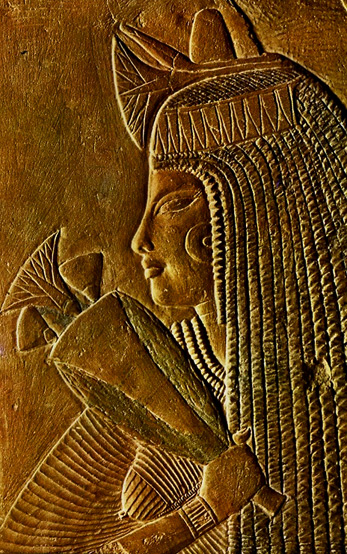 Egyptian-wall-relief-art Funerary-Relief-,-18th-Dynasty-,-The-Louvre--